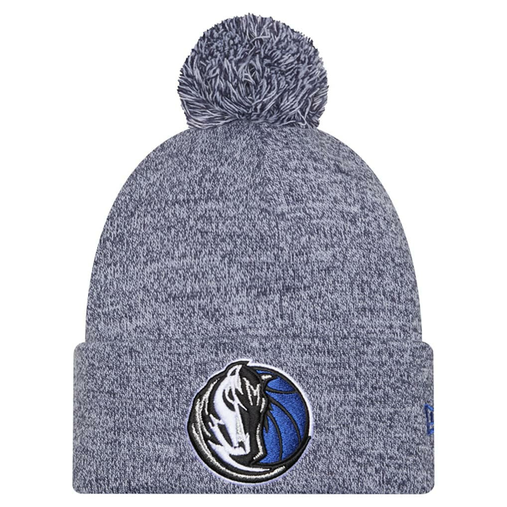 Dallas Mavericks Marled Cuffed Knit Hat with Pom sale - Navy | New Era cheap