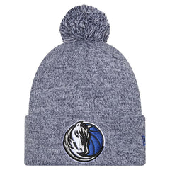 Dallas Mavericks Marled Cuffed Knit Hat with Pom sale - Navy | New Era cheap