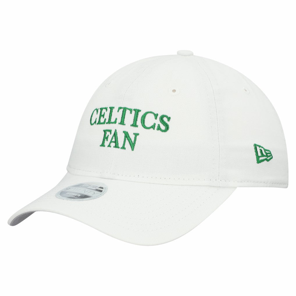 Boston Celtics Women's Team Fan 9TWENTY Adjustable Hat - White | New Era shop