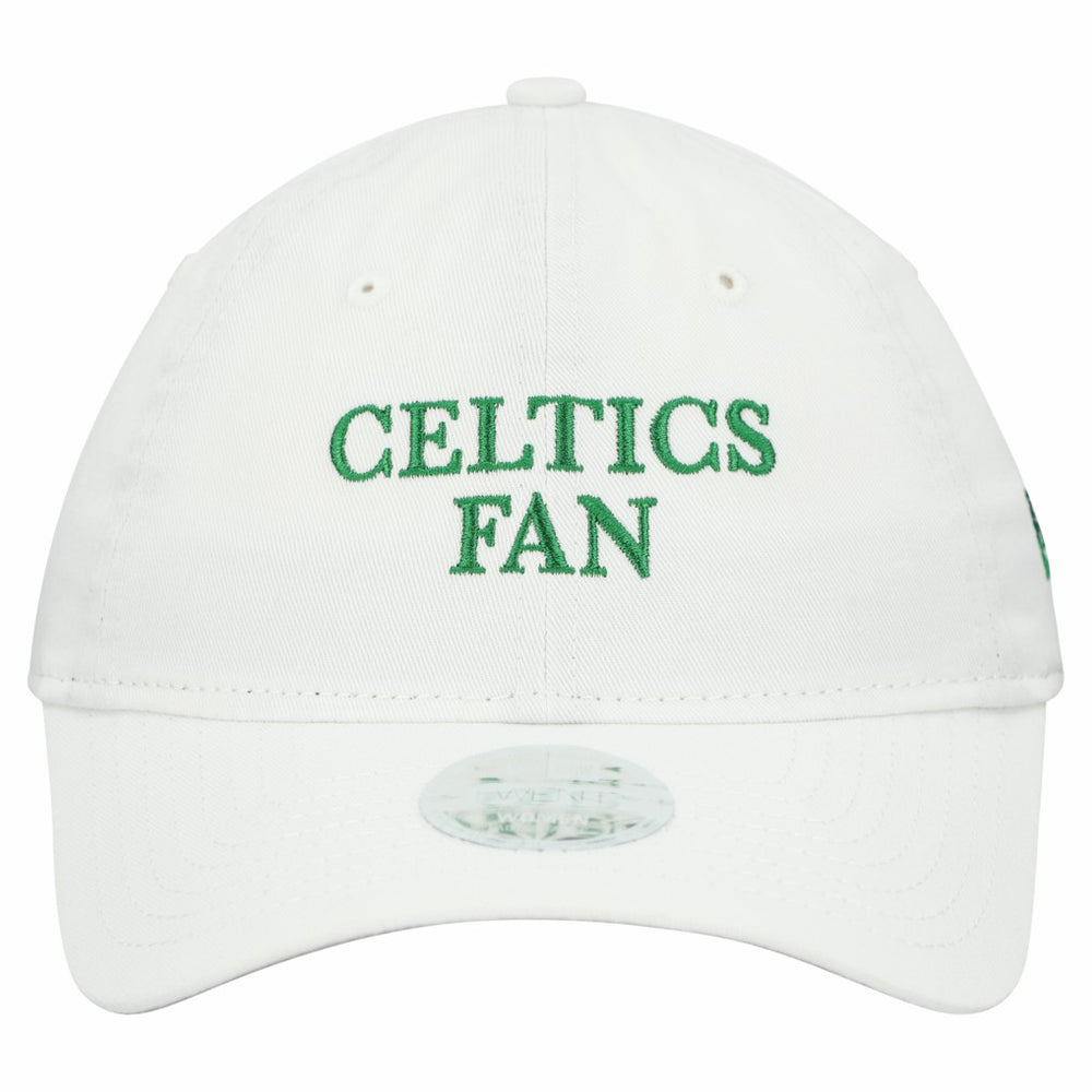 Boston Celtics Women's Team Fan 9TWENTY Adjustable Hat - White | New Era shop