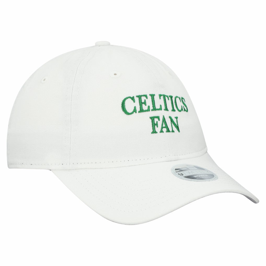 Boston Celtics Women's Team Fan 9TWENTY Adjustable Hat - White | New Era shop
