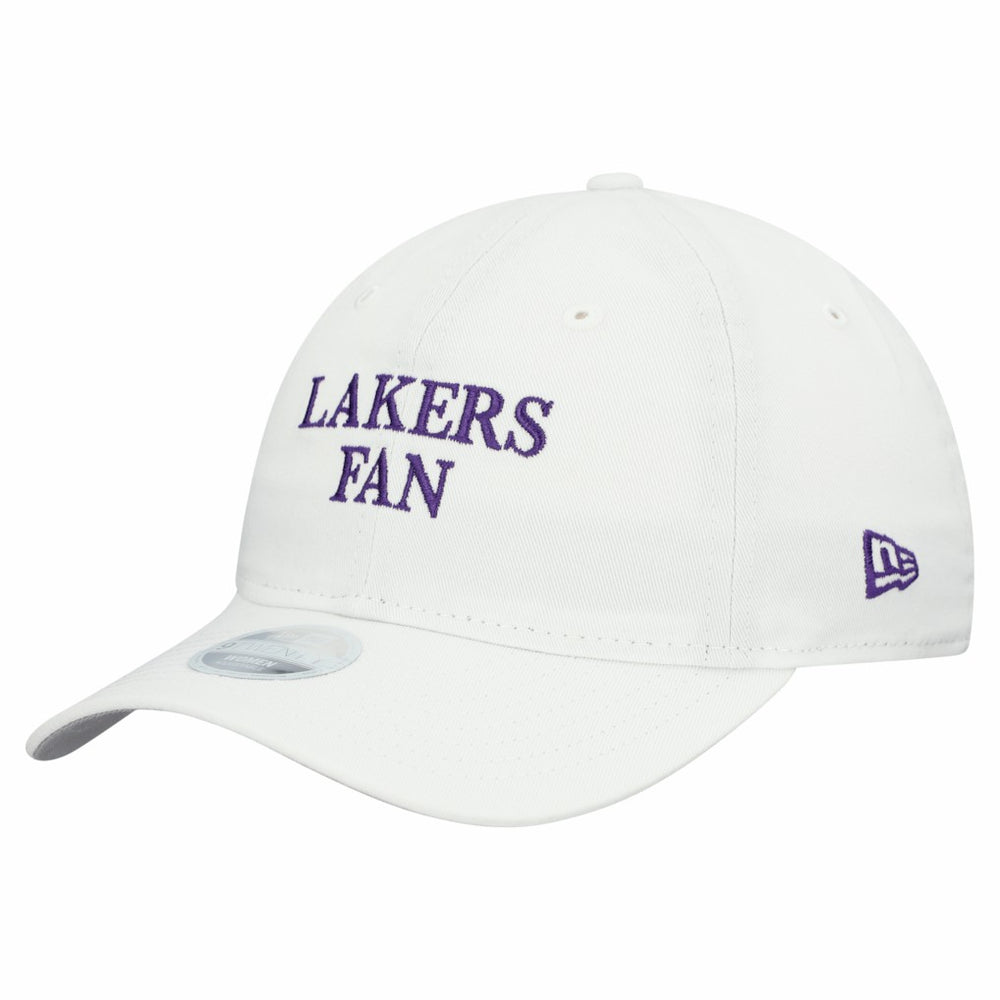 Los Angeles Lakers Women's Team Fan 9TWENTY Adjustable Hat - White | New Era on sale