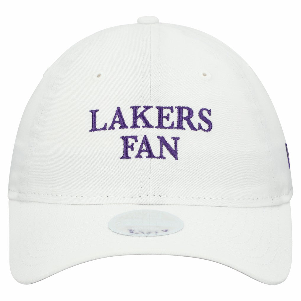 Los Angeles Lakers Women's Team Fan 9TWENTY Adjustable Hat - White | New Era on sale