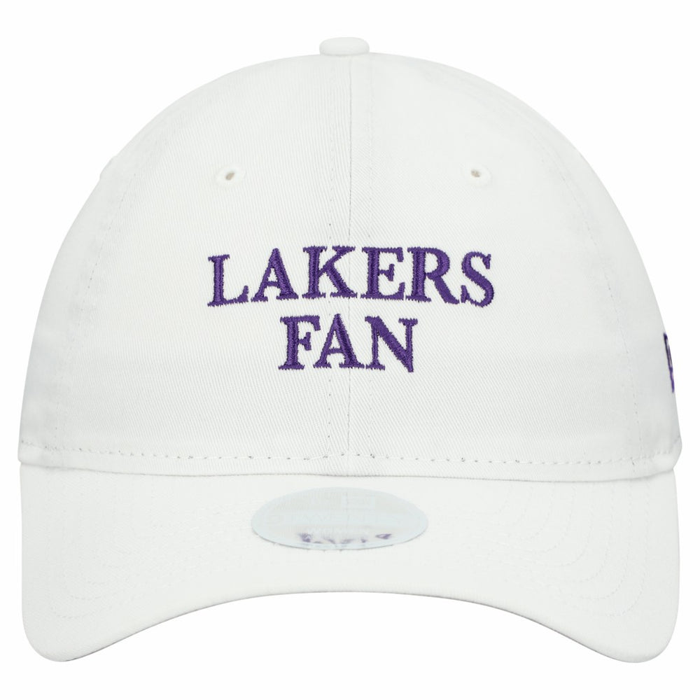Los Angeles Lakers Women's Team Fan 9TWENTY Adjustable Hat - White | New Era on sale