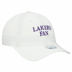 Los Angeles Lakers Women's Team Fan 9TWENTY Adjustable Hat - White | New Era on sale