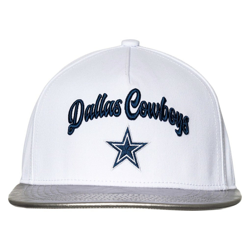 Dallas Cowboys The Wild Collective Women's Two-Tone Snapback Hat - White/Silver cheap