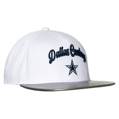 Dallas Cowboys The Wild Collective Women's Two-Tone Snapback Hat - White/Silver cheap