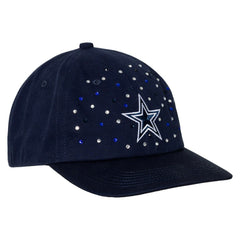 Dallas Cowboys The Wild Collective Women's Jeweled Adjustable Hat - Navy discount