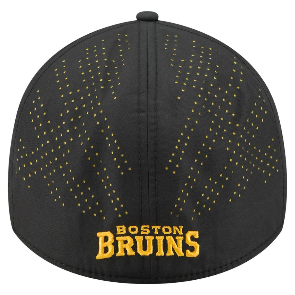 Boston Bruins New Era Night 39THIRTY Flex Hat Black
