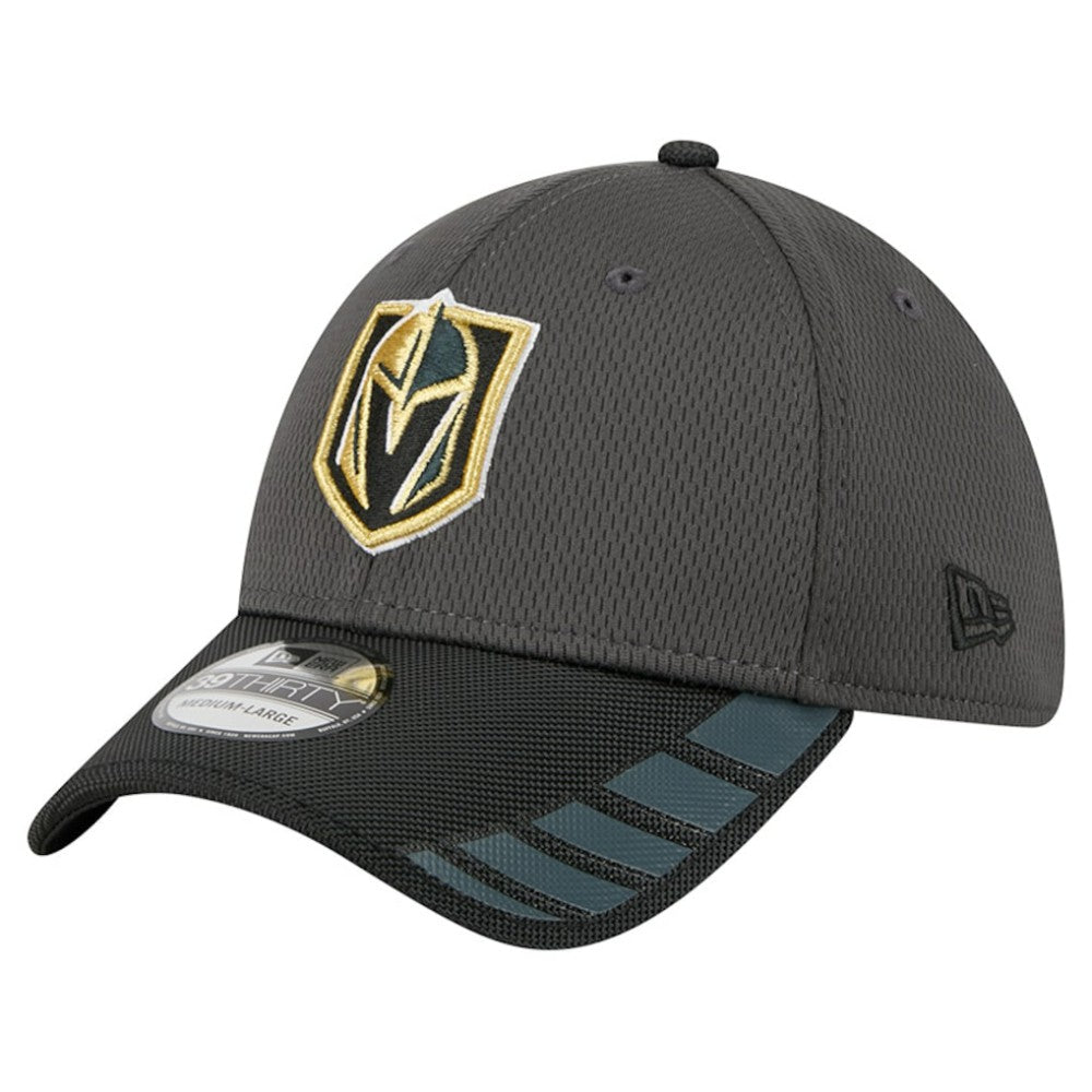 Vegas Golden Knights New Era Visor Hit 39THIRTY Flex Hat Gray