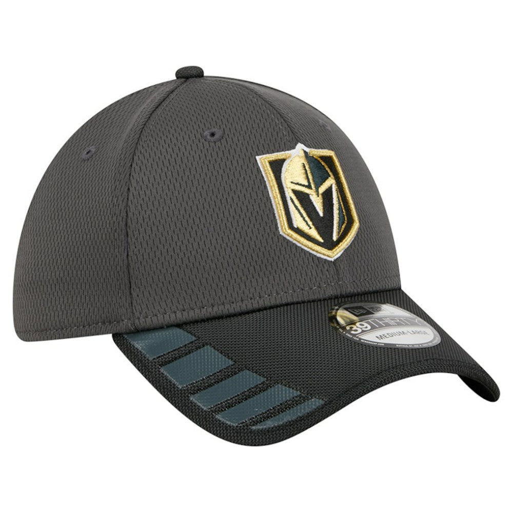 Vegas Golden Knights New Era Visor Hit 39THIRTY Flex Hat Gray