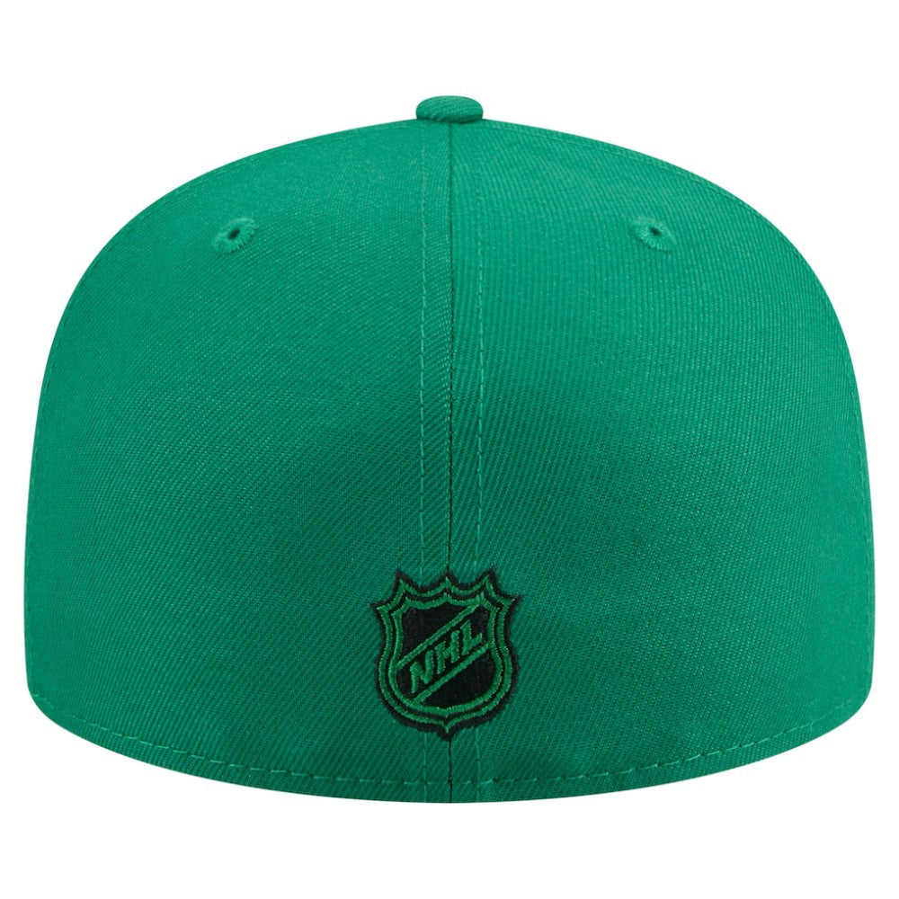 Dallas Stars New Era Oversized Vintage Arch 59Fifty Fitted Hat Kelly Green