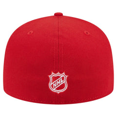 Detroit Red Wings New Era Oversized Vintage Arch 59Fifty Fitted Hat Red