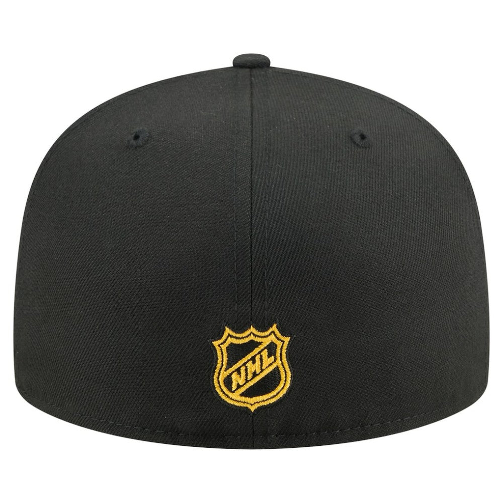 Pittsburgh Penguins New Era Oversized Vintage Arch 59Fifty Fitted Hat Black