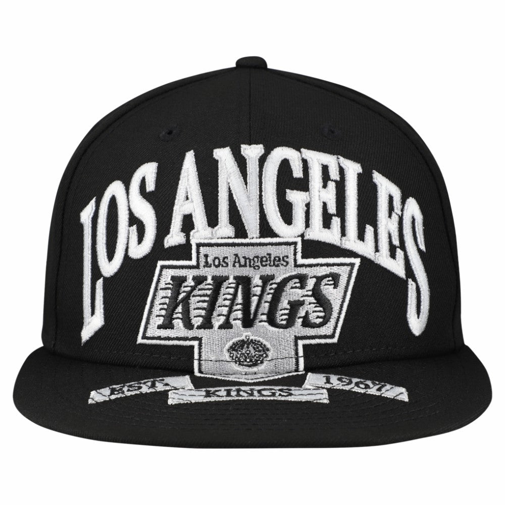 Los Angeles Kings New Era Oversized Vintage Arch 59Fifty Fitted Hat Black