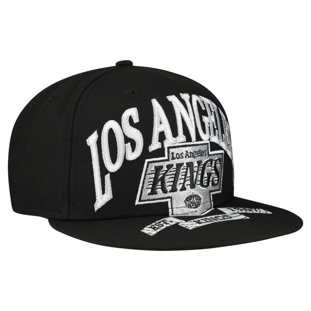 Los Angeles Kings New Era Oversized Vintage Arch 59Fifty Fitted Hat Black