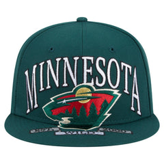 Minnesota Wild New Era Oversized Vintage Arch 59Fifty Fitted Hat Green