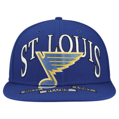 St. Louis Blues New Era Oversized Vintage Arch 59Fifty Fitted Hat Blue