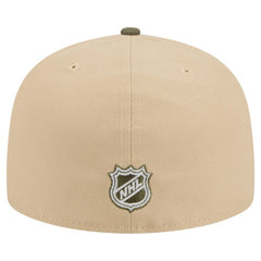 New Jersey Devils New Era Color Pack Two-Tone 59FIFTY A-Frame Fitted Hat Tan/Olive