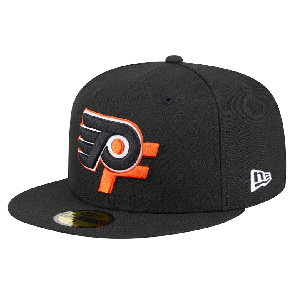 Philadelphia Flyers New Era Deceptor 59FIFTY Fitted Hat Black