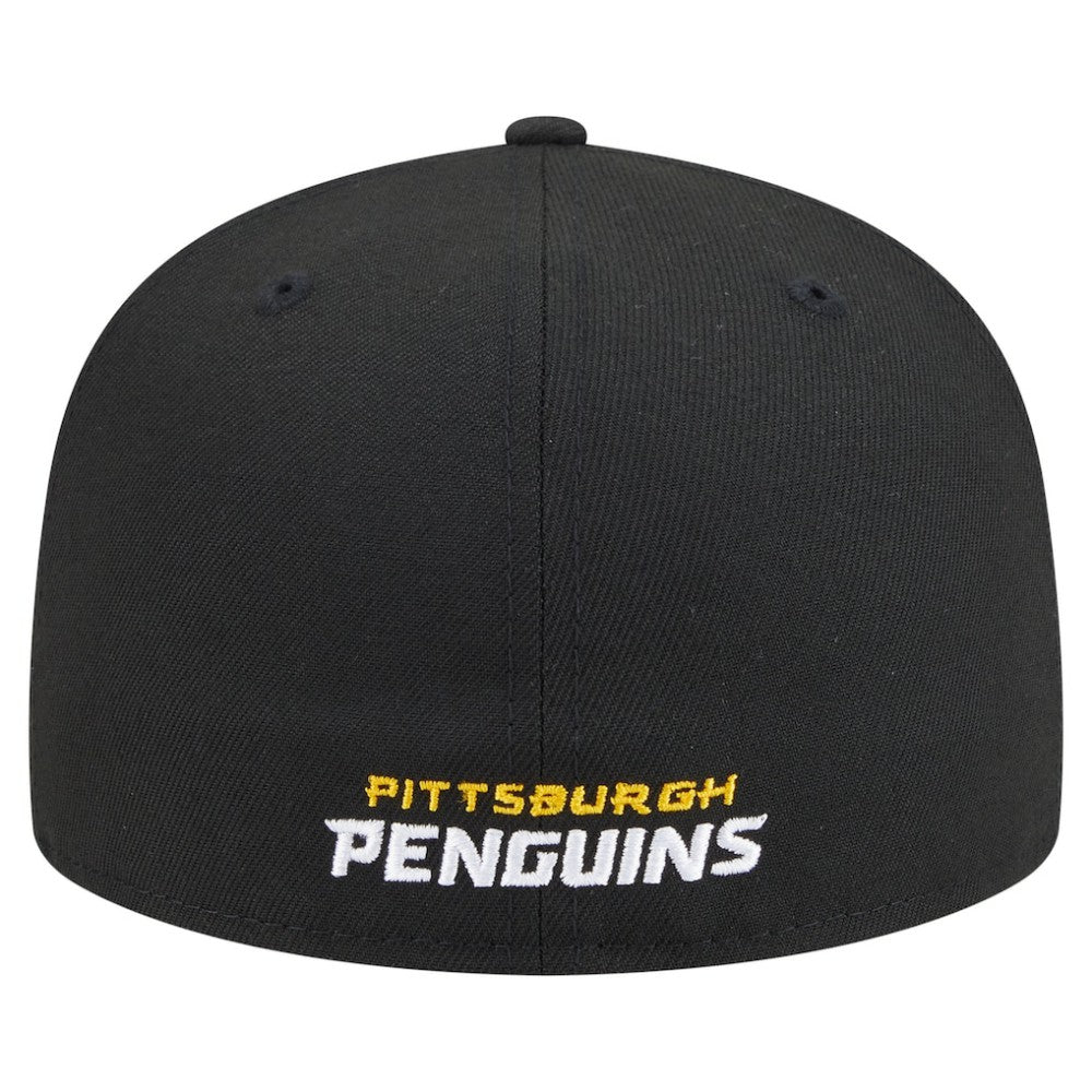 Pittsburgh Penguins New Era Deceptor 59FIFTY Fitted Hat Black