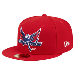 Washington Capitals New Era Deceptor 59FIFTY Fitted Hat Red