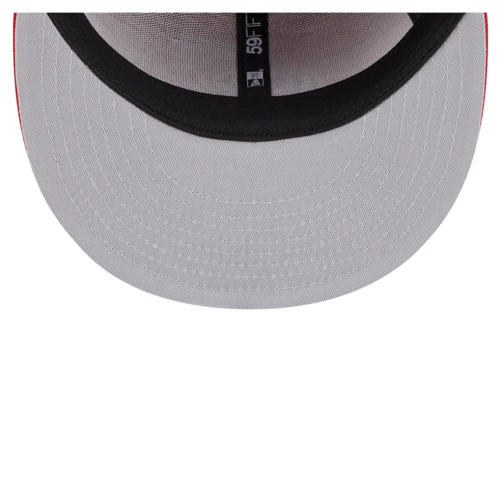 Carolina Hurricanes New Era Deceptor 59FIFTY Fitted Hat Red