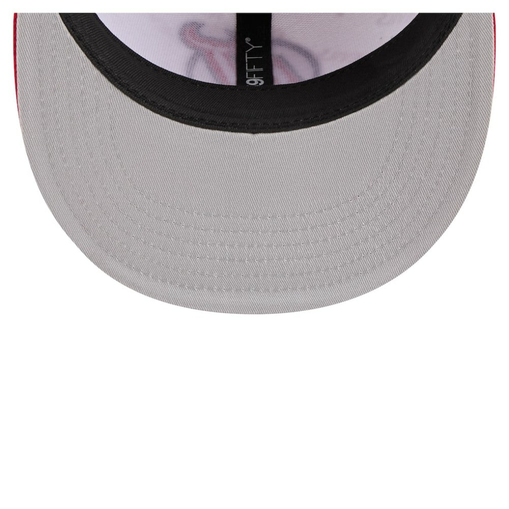 New Jersey Devils New Era Repeat Two-Tone 59FIFTY Fitted Hat White/Red