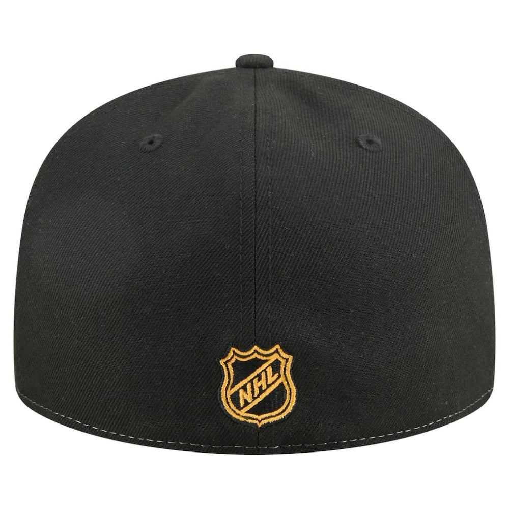 Boston Bruins New Era Repeat Two-Tone 59FIFTY Fitted Hat White/Black
