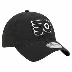 Philadelphia Flyers New Era Stamp Fabric Applique 9TWENTY Adjustable Hat Black