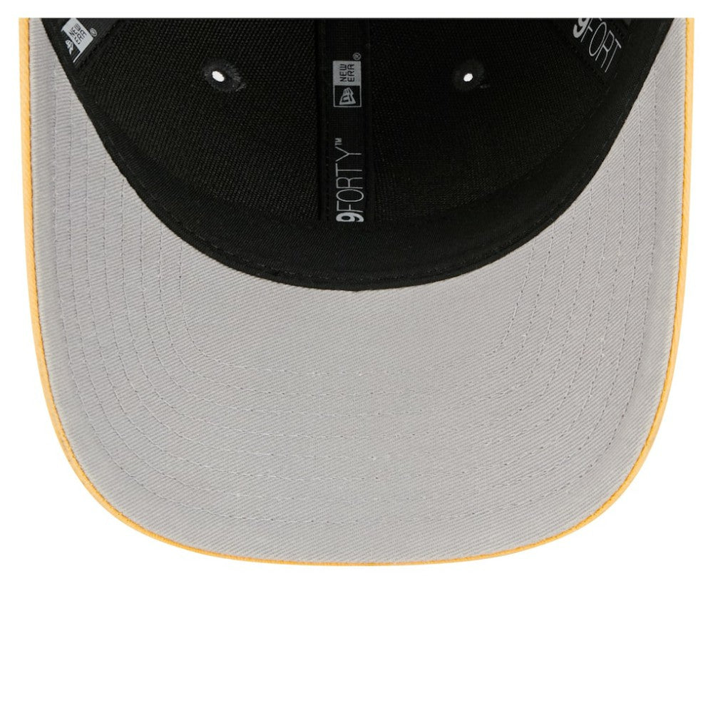 Boston Bruins New Era Mascot 2-Tone 9FORTY Adjustable Hat Black/Gold