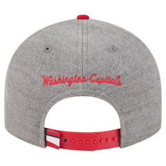 Washington Capitals New Era Wool Pin Low Profile 9FIFTY Snapback Hat Gray/Red