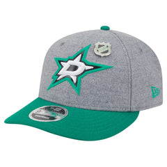 Dallas Stars New Era Wool Pin Low Profile 9FIFTY Snapback Hat Kelly Green/Green