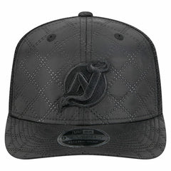 New Jersey Devils New Era Quilted Nylon 9SEVENTY Adjustable Trucker Hat Black