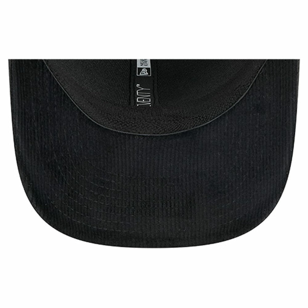 New York Rangers New Era Quilted Nylon 9SEVENTY Adjustable Trucker Hat Black