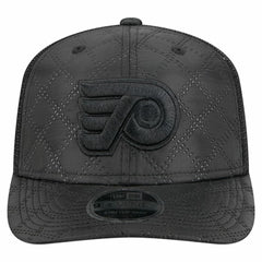 Philadelphia Flyers New Era Quilted Nylon 9SEVENTY Adjustable Trucker Hat Black