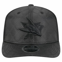 San Jose Sharks New Era Quilted Nylon 9SEVENTY Adjustable Trucker Hat Black