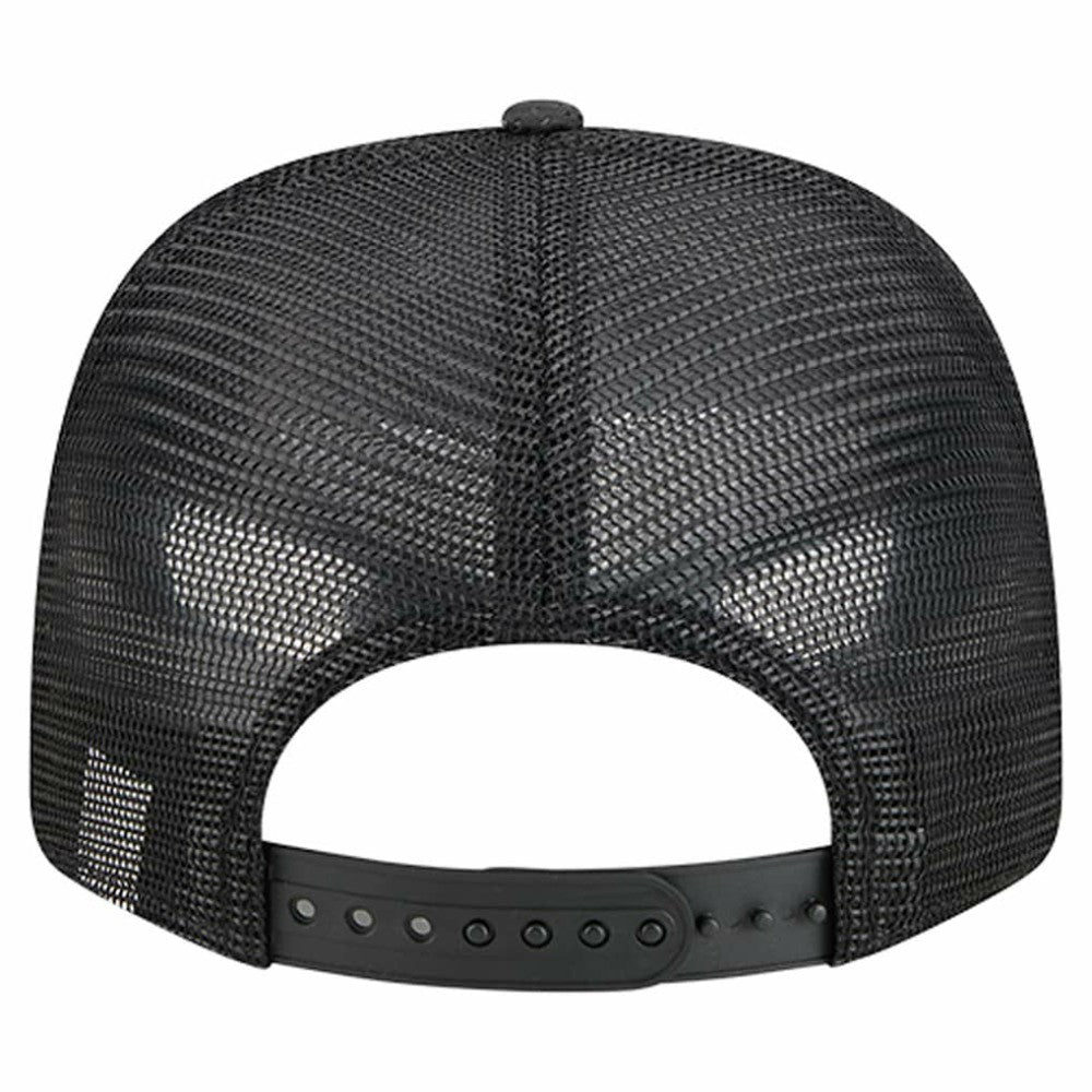Vegas Golden Knights New Era Quilted Nylon 9SEVENTY Adjustable Trucker Hat Black