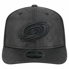 Carolina Hurricanes New Era Quilted Nylon 9SEVENTY Adjustable Trucker Hat Black