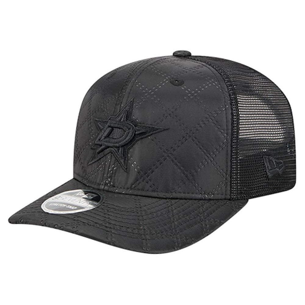 Dallas Stars New Era Quilted Nylon 9SEVENTY Adjustable Trucker Hat Black