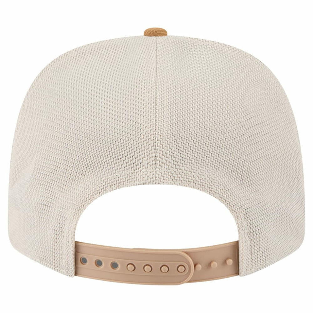 Pittsburgh Penguins New Era Two-Tone Trucker 9SEVENTY Stretch Snap Adjustable Hat Tan/Light Brown