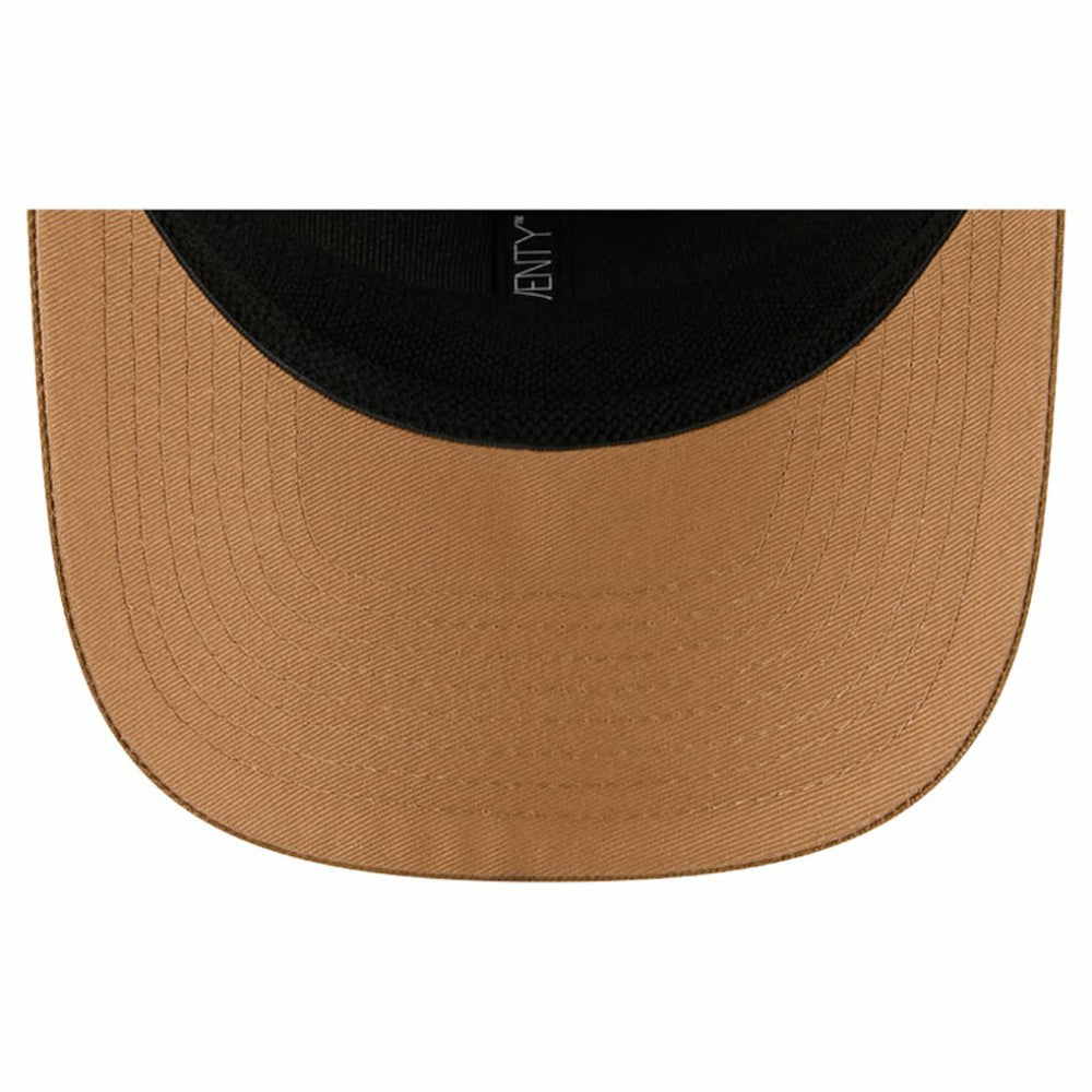 Pittsburgh Penguins New Era Two-Tone Trucker 9SEVENTY Stretch Snap Adjustable Hat Tan/Light Brown