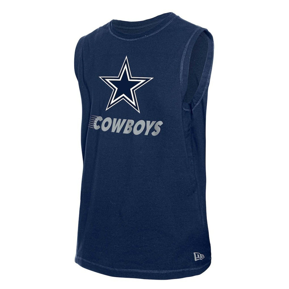 Dallas Cowboys New Era Leisure Collection Muscle Tank Top - Navy cheap