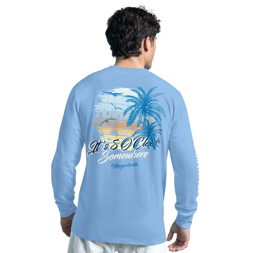 Dallas Cowboys G-III Sports by Carl Banks Margaritaville It's Five O'Clock Somewhere Long Sleeve T-Shirt - Light Blue sale