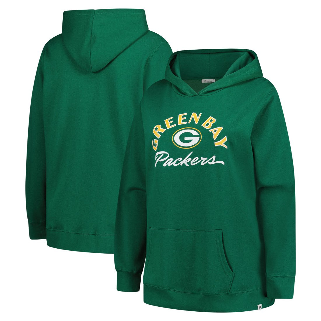 Green Bay Packers '47 Women's Plus Size Whirlwind Naomi Hoodie - Green online