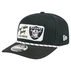 Las Vegas Raiders New Era Chant 9SEVENTY Stretch-Snap Hat - Black outlet