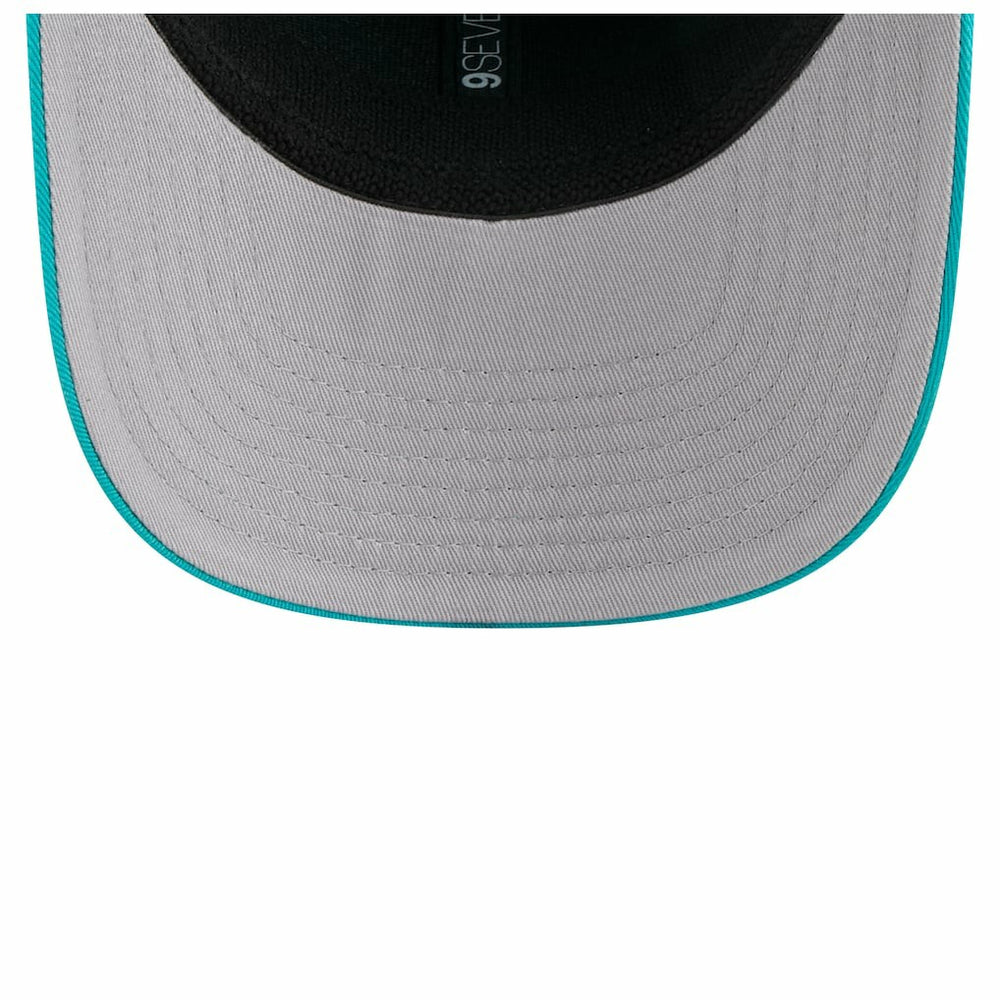 Miami Dolphins New Era Chant 9SEVENTY Stretch-Snap Hat - Aqua online