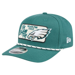 Philadelphia Eagles New Era Chant 9SEVENTY Stretch-Snap Hat - Midnight Green discount