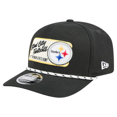 Pittsburgh Steelers New Era Chant 9SEVENTY Stretch-Snap Hat - Black outlet