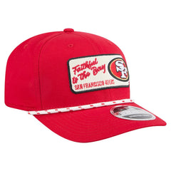 San Francisco 49ers New Era Chant 9SEVENTY Stretch-Snap Hat - Scarlet sale